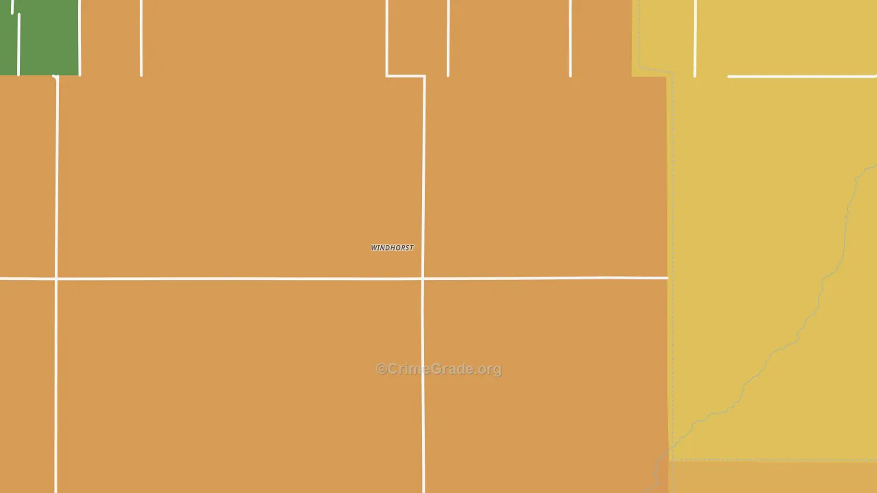 Windhorst, KS Map of Vandalism Rates