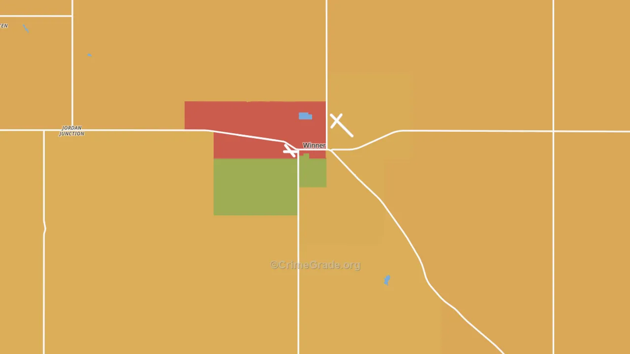 Winner, SD Map of Vandalism Rates
