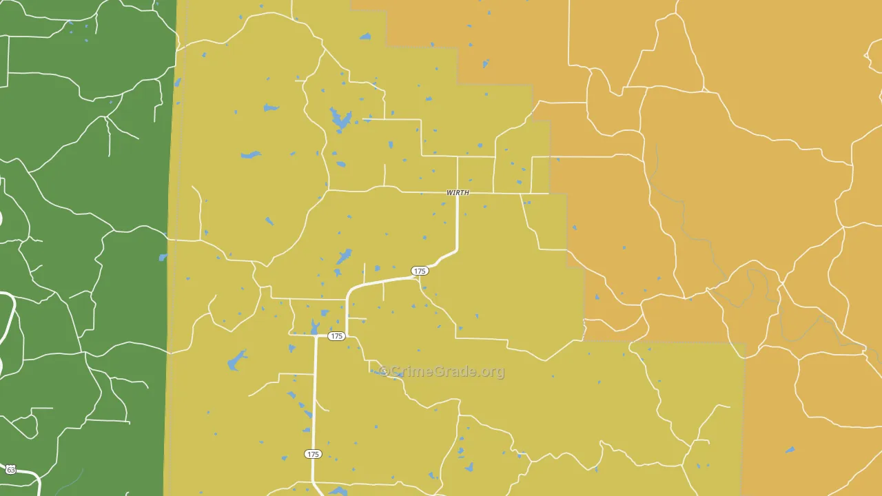 Wirth, AR Map of Vandalism Rates