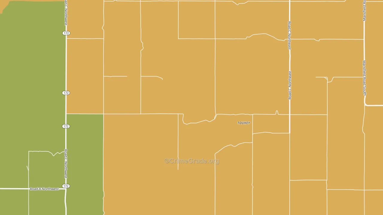 Withrow, WA Map of Vandalism Rates