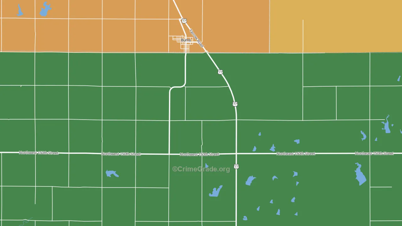 Wonsevu, KS Map of Vandalism Rates