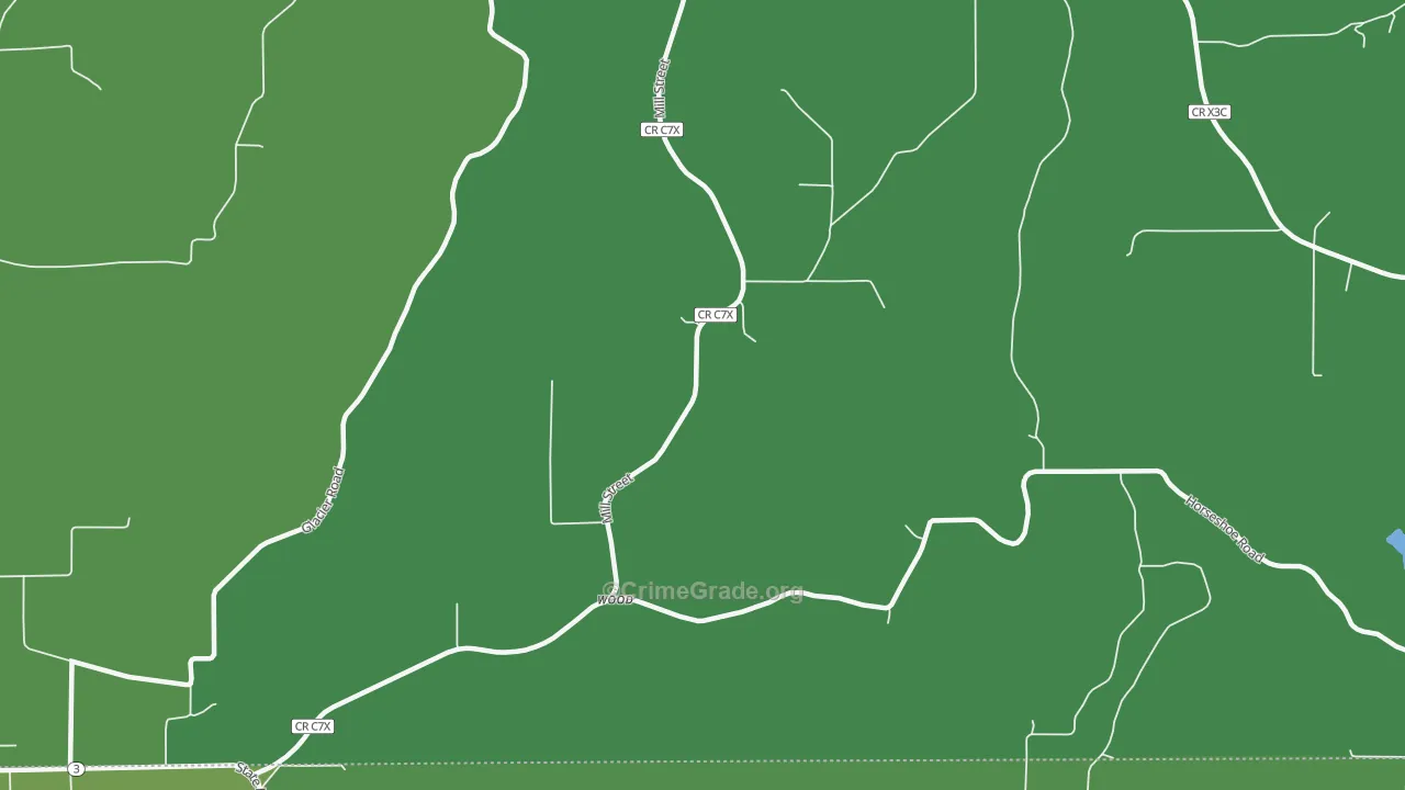 Wood, IA Map of Vandalism Rates