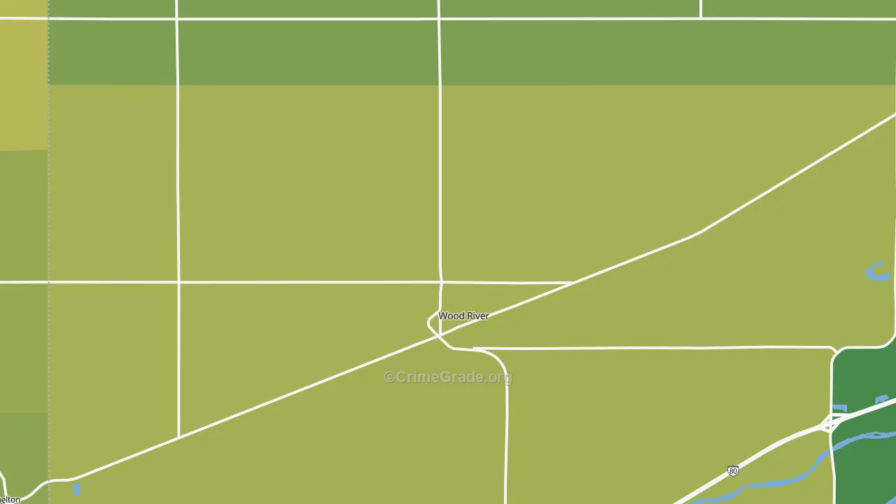 Wood River, NE Map of Vandalism Rates