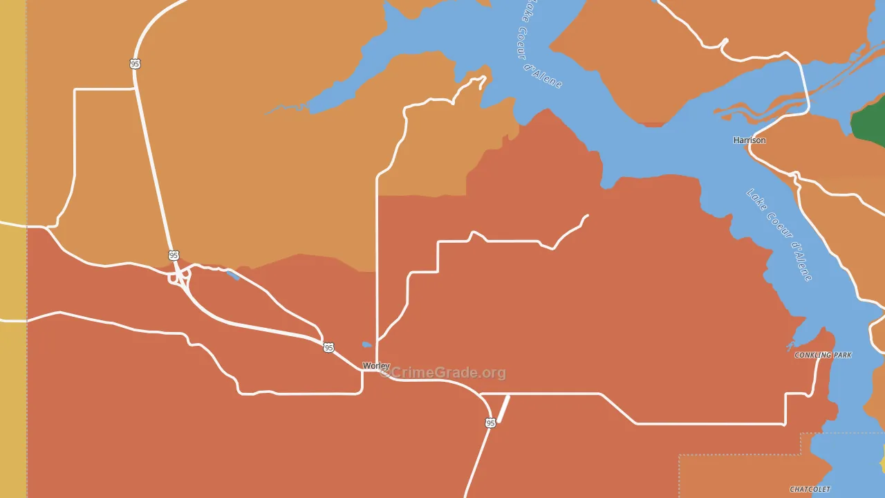 Worley, ID Map of Vandalism Rates