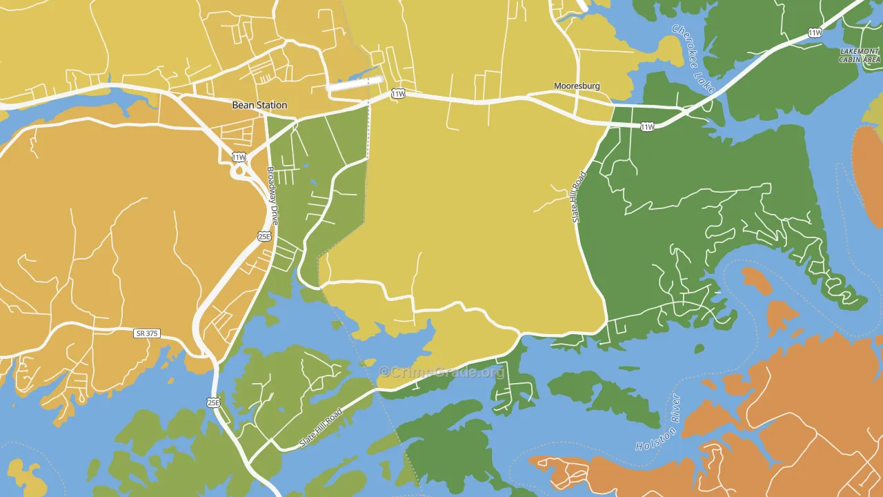 Wyatt Village, TN Map of Vandalism Rates