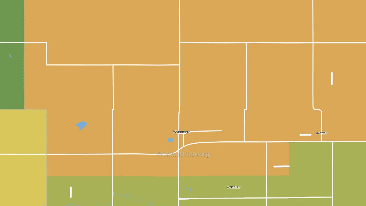 Wyndmere, ND Map of Vandalism Rates