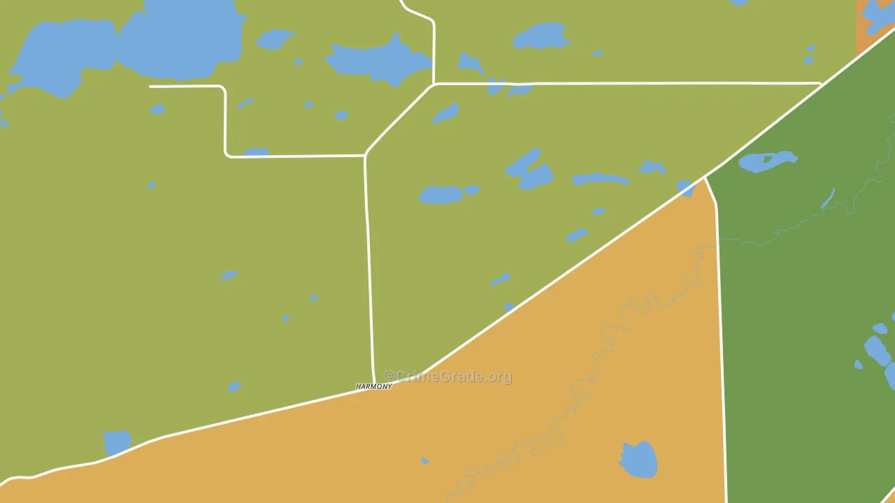 Wyoming, WY Map of Vandalism Rates