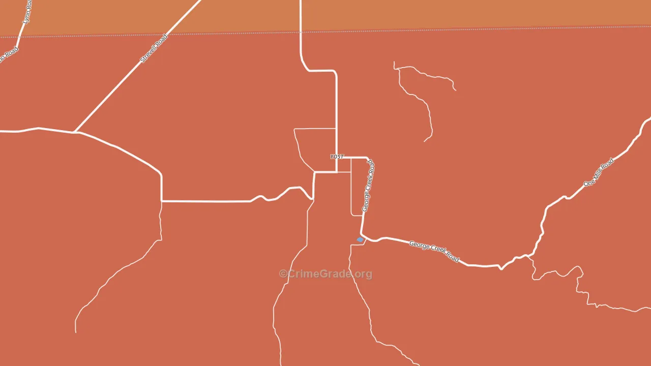 Yost, UT Map of Vandalism Rates