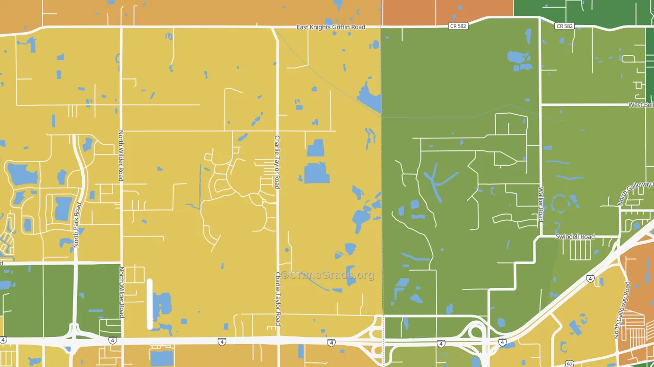 Youmans, FL Map of Vandalism Rates