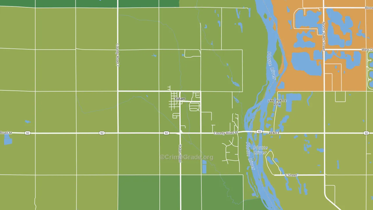 Yutan, NE Map of Vandalism Rates
