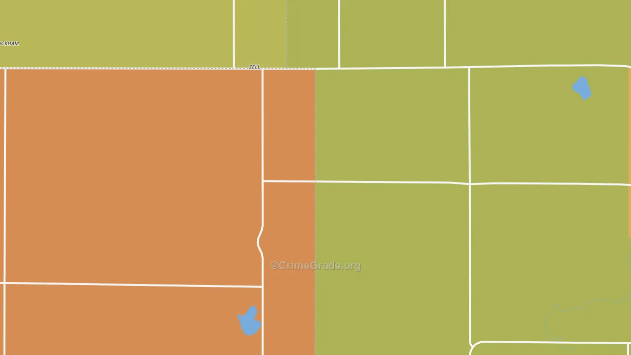 Zell, SD Map of Vandalism Rates