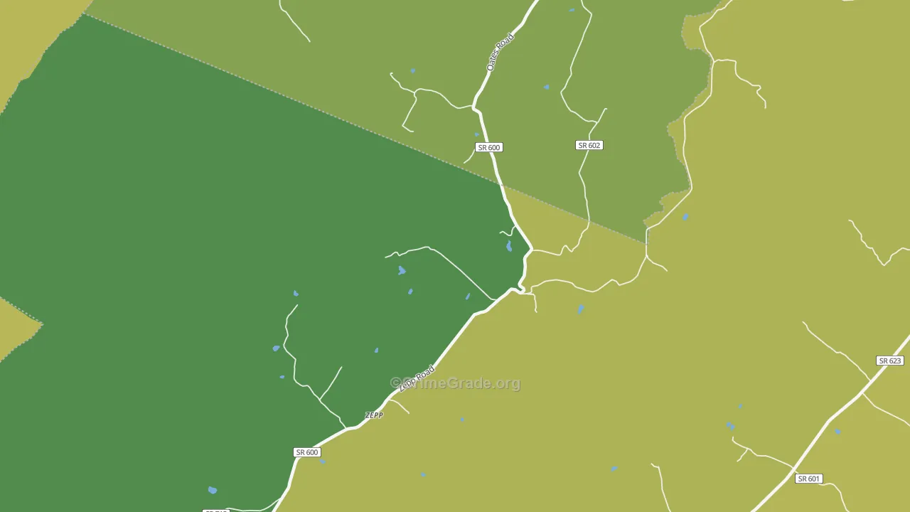 Zepp, VA Map of Vandalism Rates
