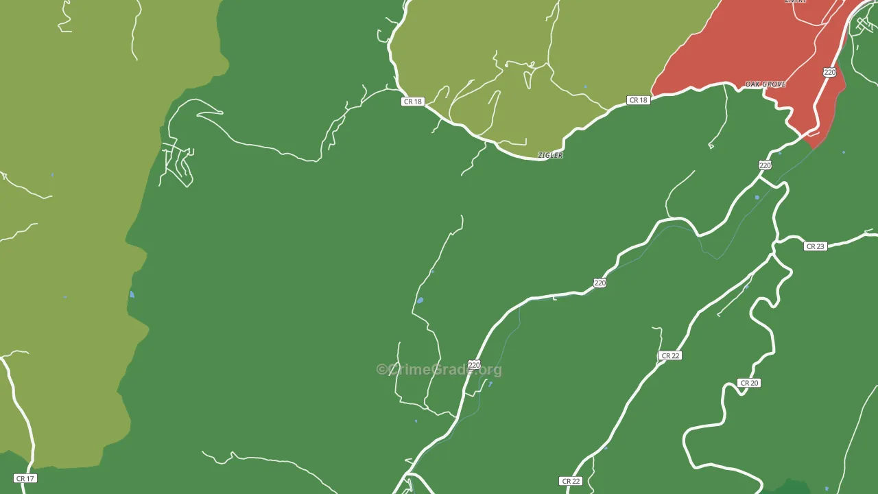 Zigler, WV Map of Vandalism Rates