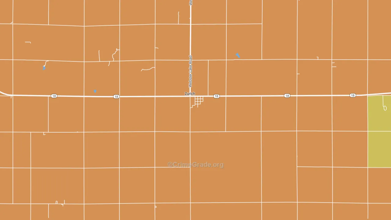 Zurich, KS Map of Vandalism Rates