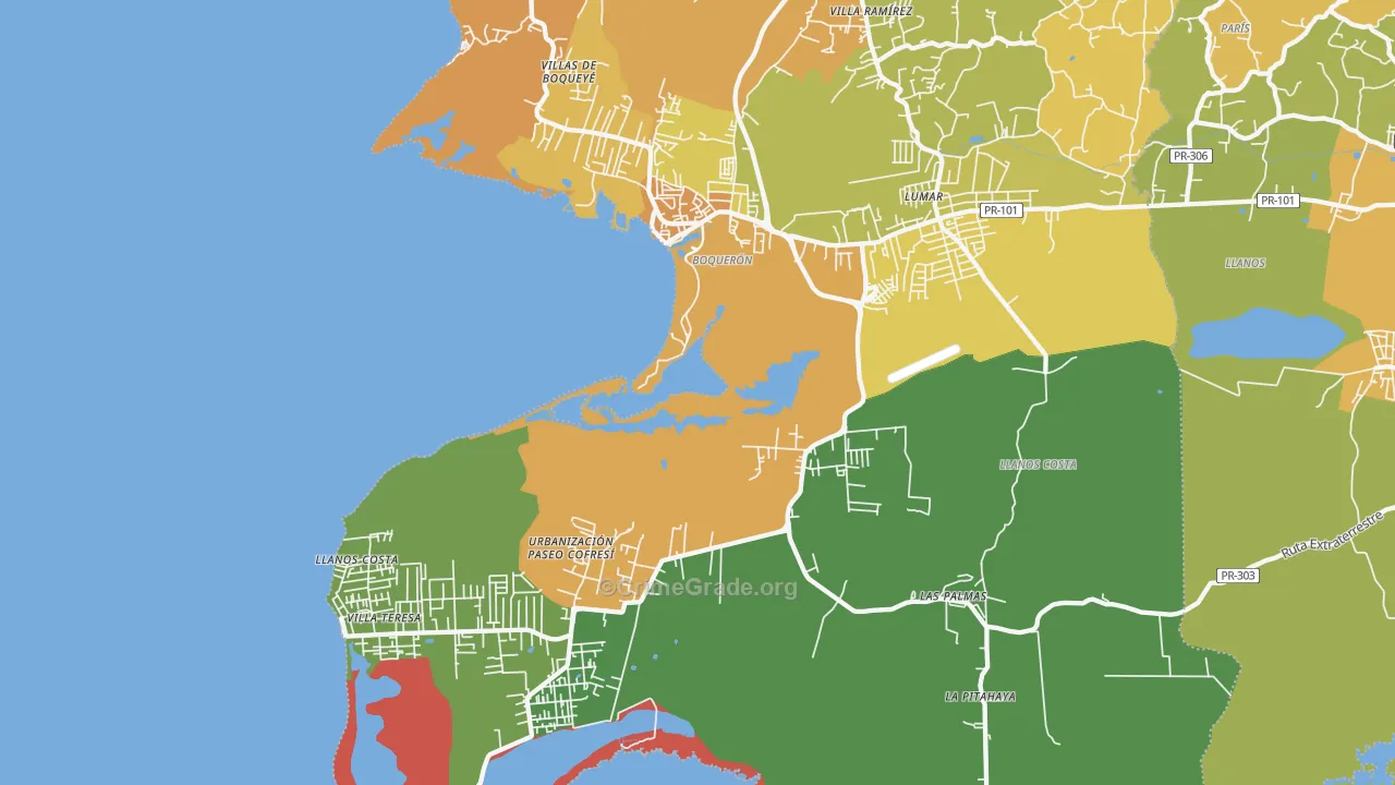 00622, PR Map of Vehicle Theft Rates