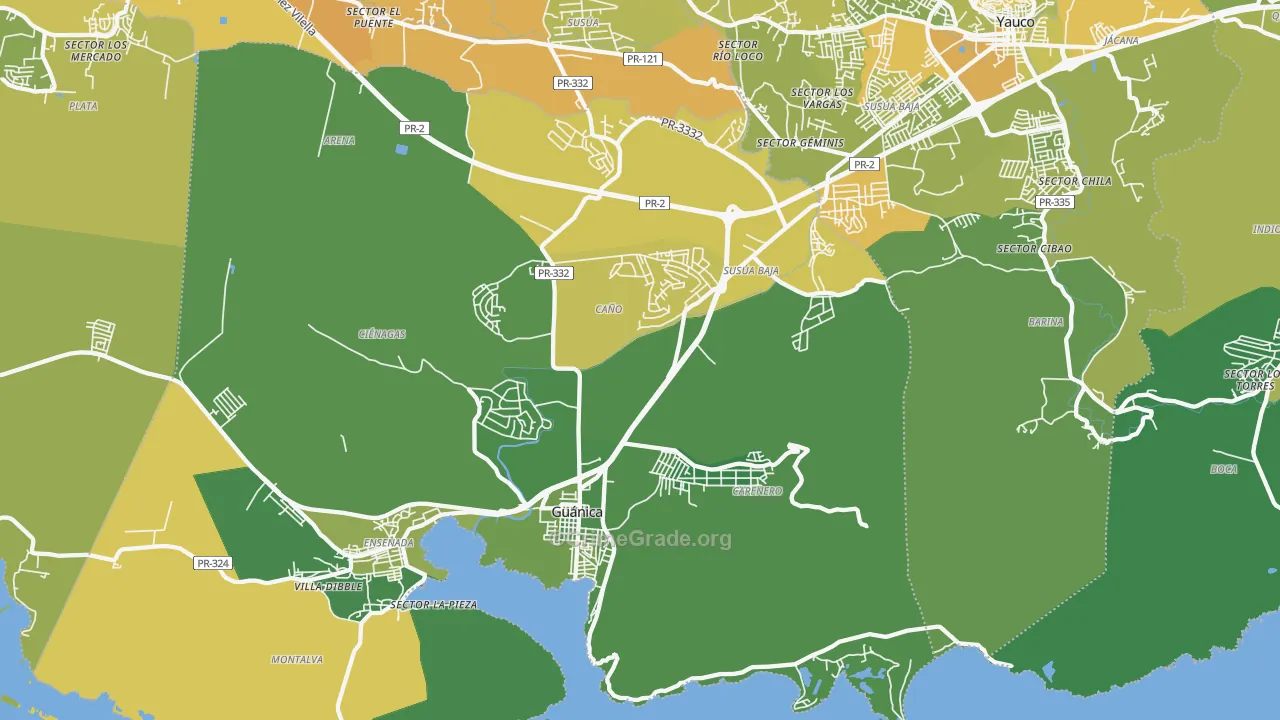 00653, PR Map of Vehicle Theft Rates