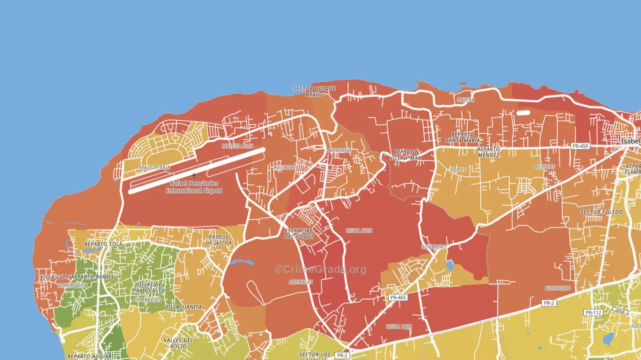 00690, PR Map of Vehicle Theft Rates