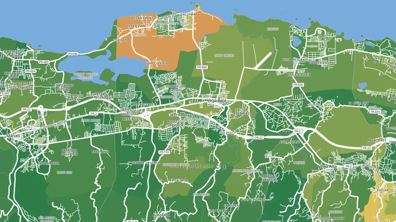 00693, PR Map of Vehicle Theft Rates