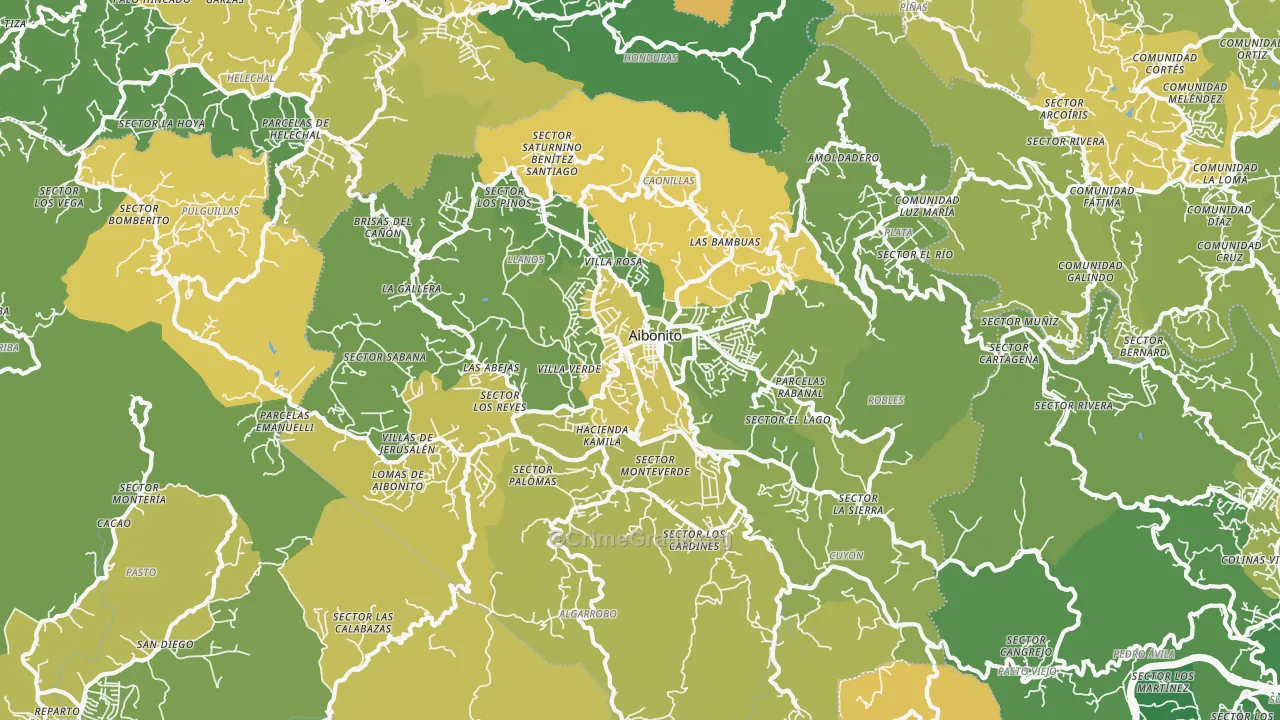 00705, PR Map of Vehicle Theft Rates