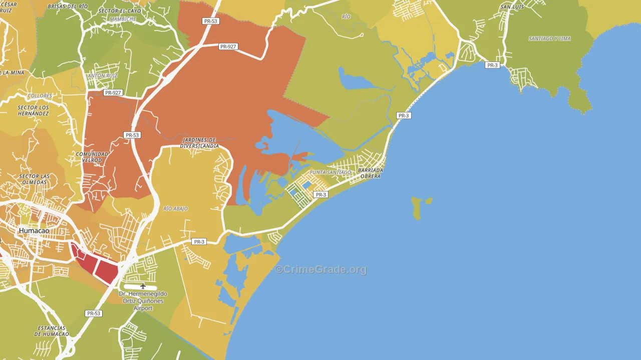 00741, PR Map of Vehicle Theft Rates