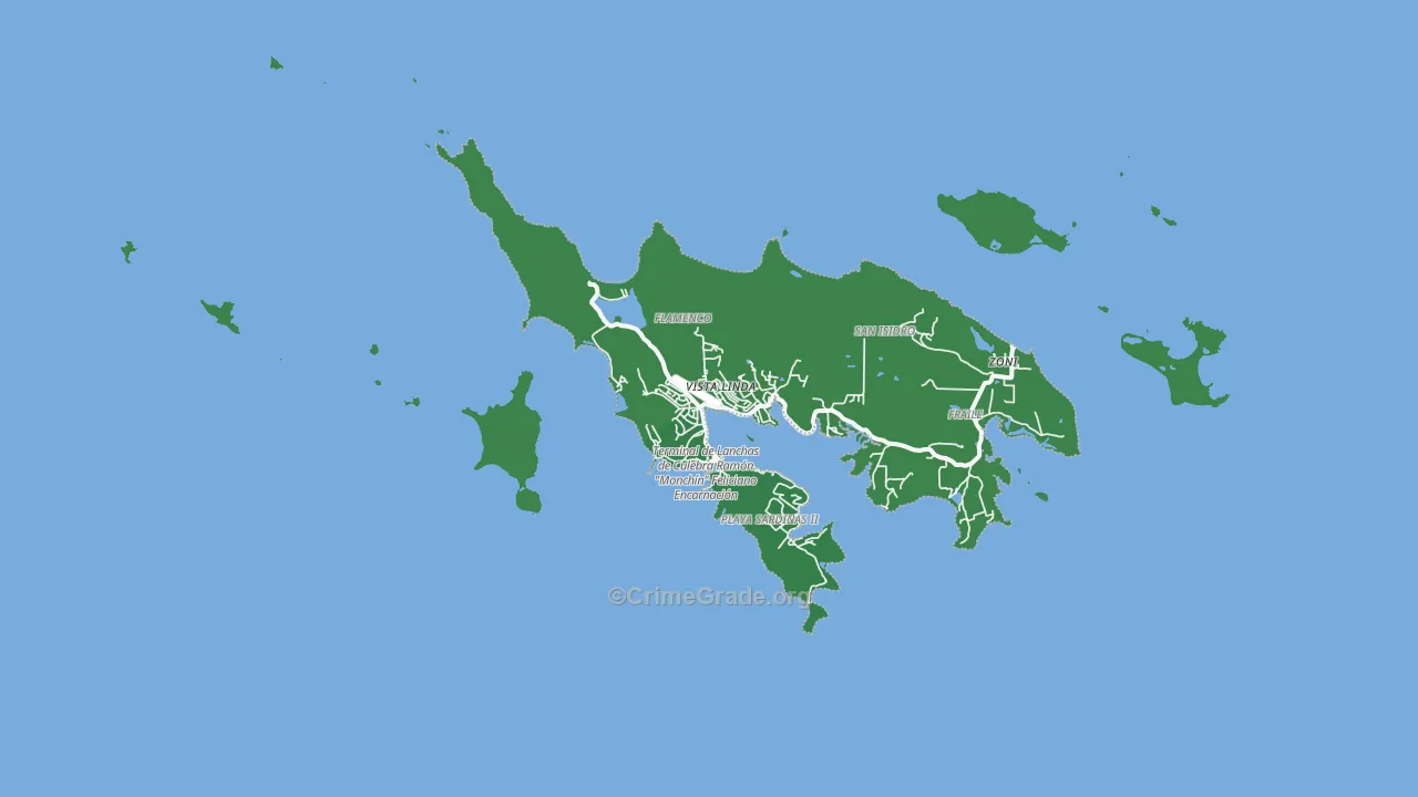 00775, PR Map of Vehicle Theft Rates