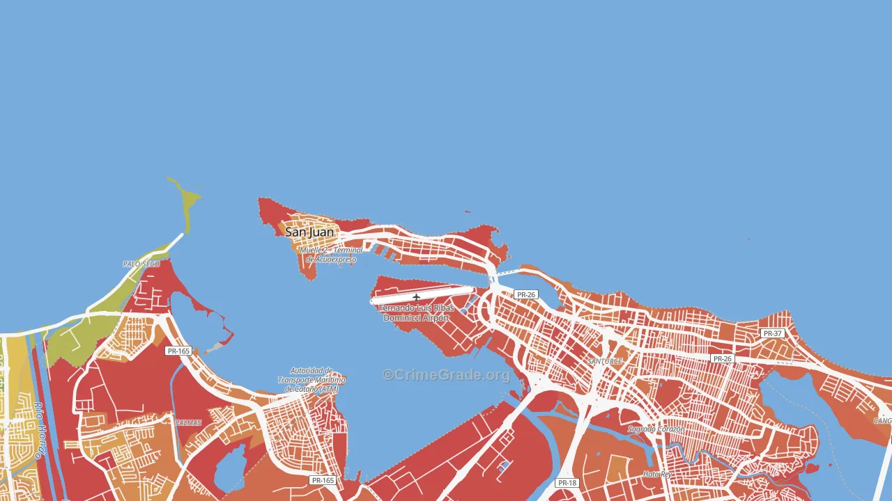 00906, PR Map of Vehicle Theft Rates