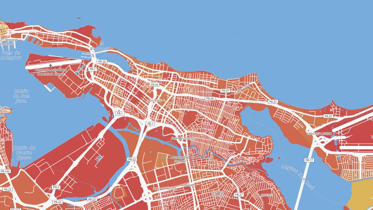 00912, PR Map of Vehicle Theft Rates