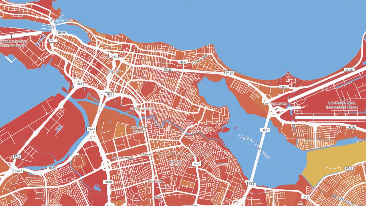 00915, PR Map of Vehicle Theft Rates