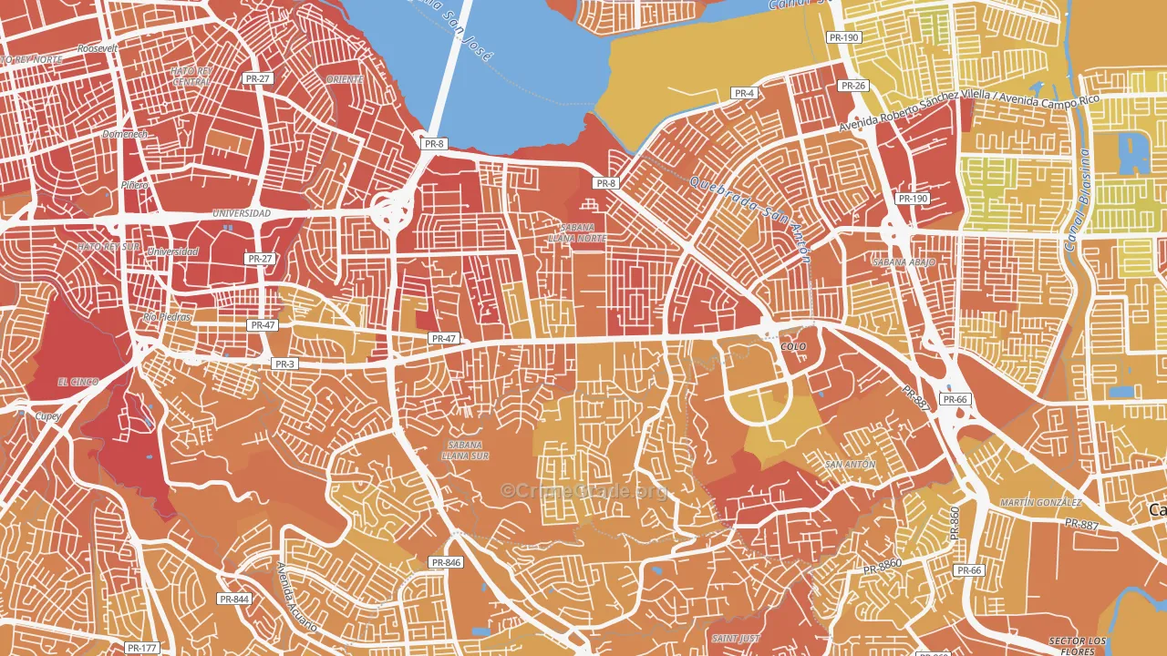 00924, PR Map of Vehicle Theft Rates