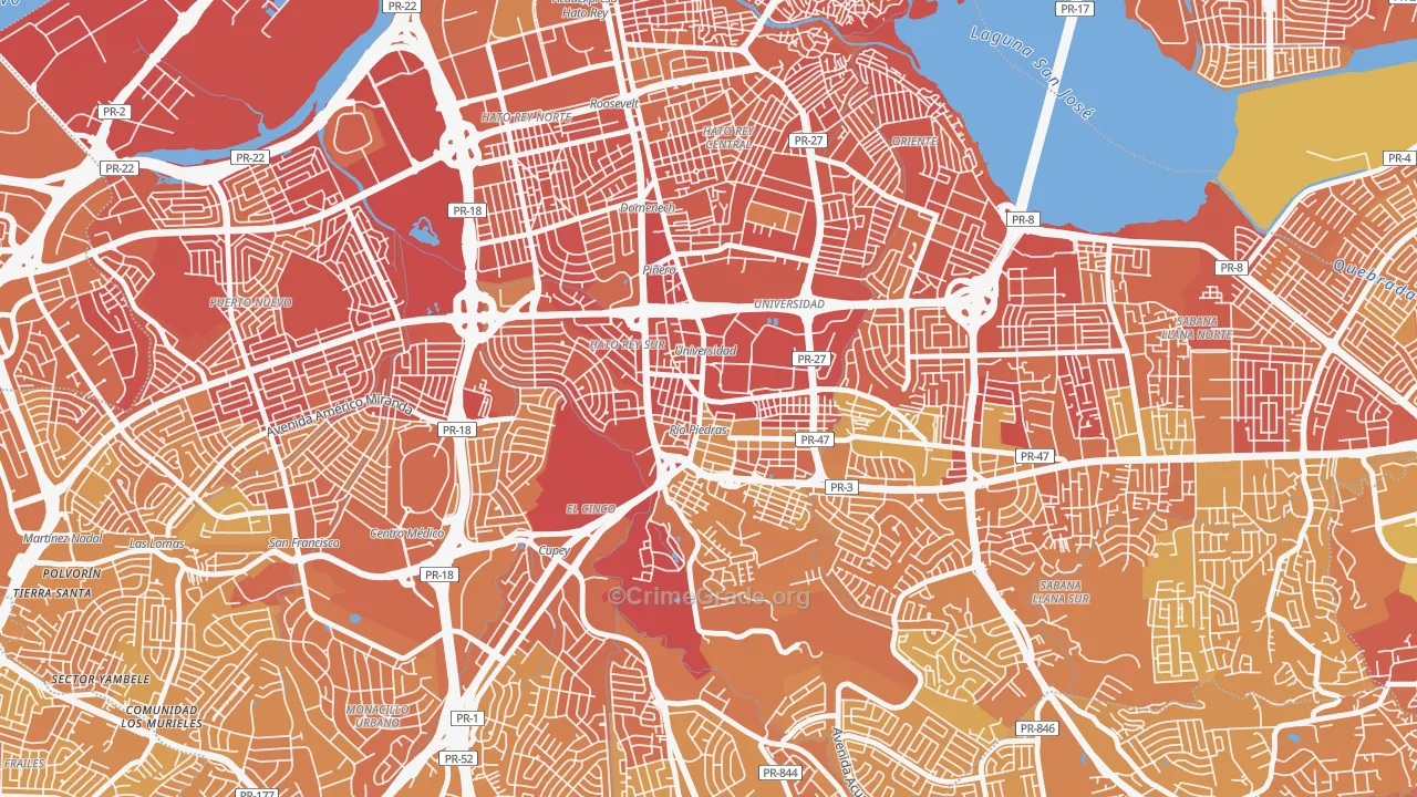 00925, PR Map of Vehicle Theft Rates
