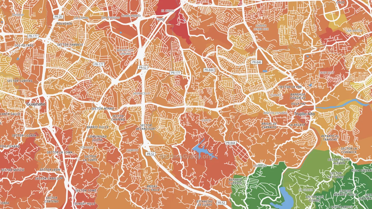 00926, PR Map of Vehicle Theft Rates