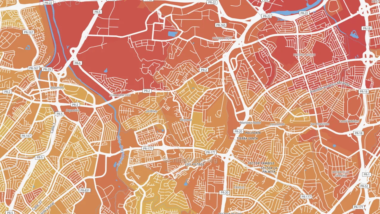 00966, PR Map of Vehicle Theft Rates