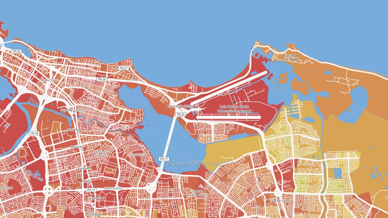 00979, PR Map of Vehicle Theft Rates