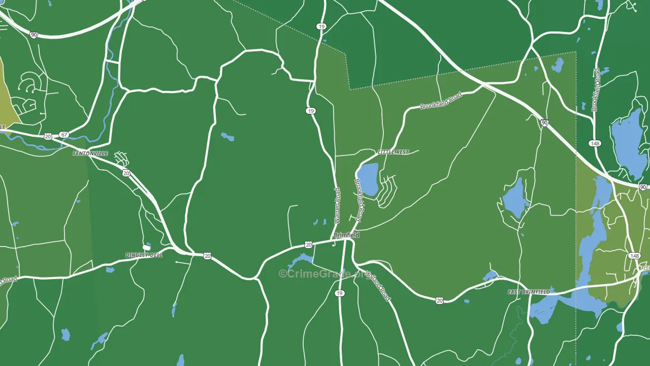 01010, MA Map of Vehicle Theft Rates