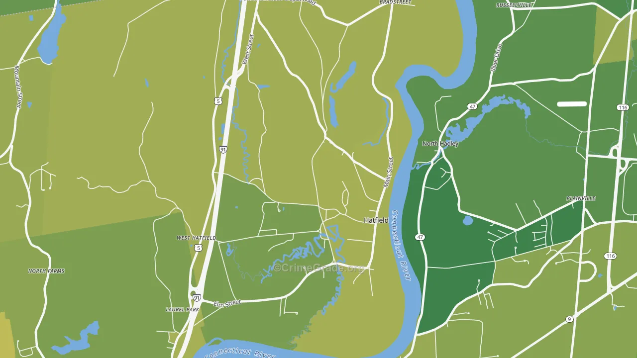 01038, MA Map of Vehicle Theft Rates