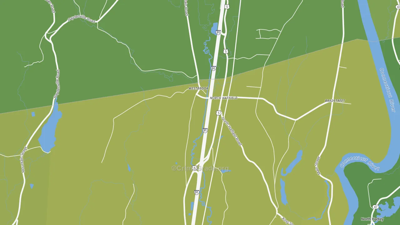 01066, MA Map of Vehicle Theft Rates