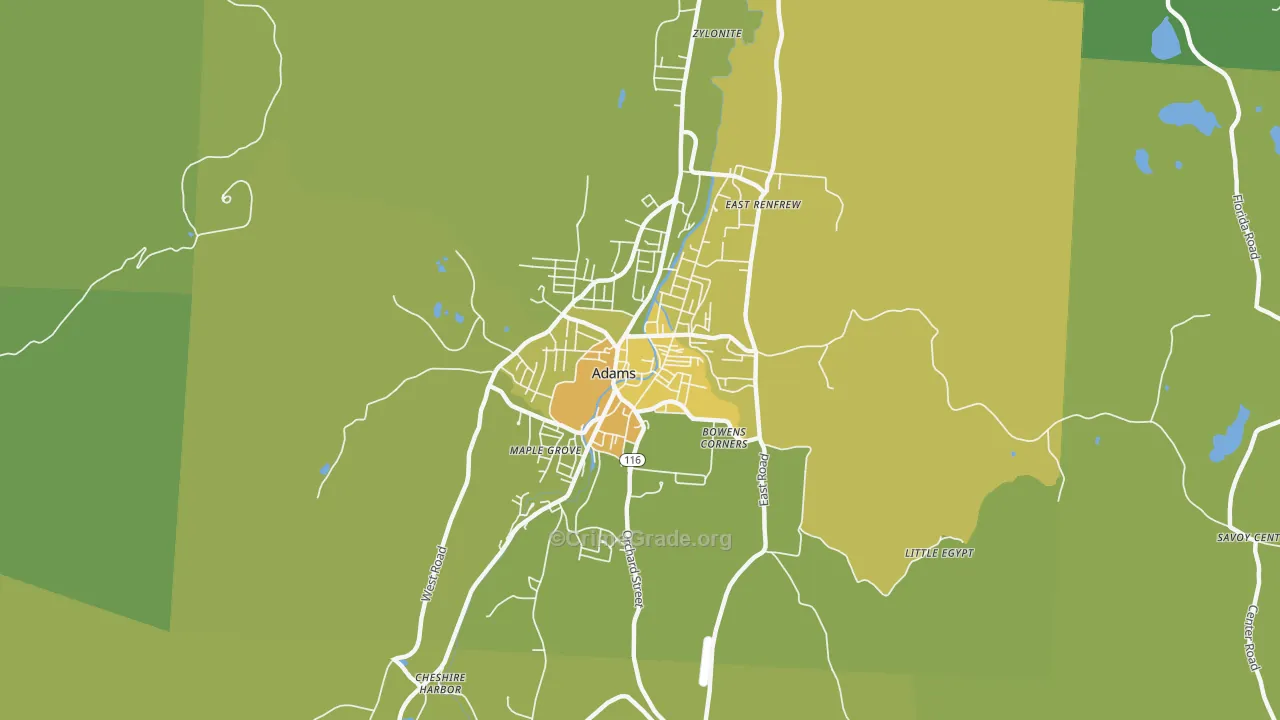 01220, MA Map of Vehicle Theft Rates