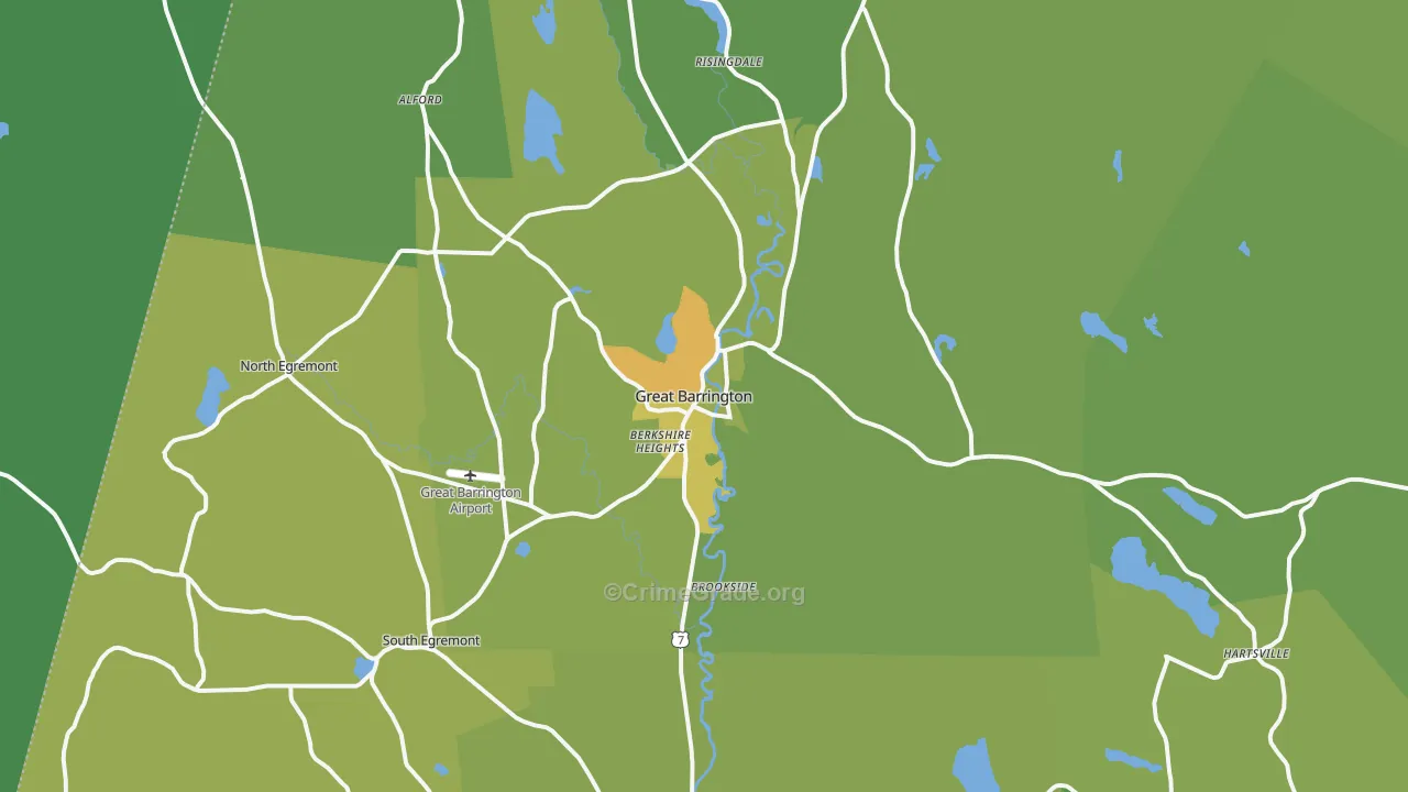 01230, MA Map of Vehicle Theft Rates