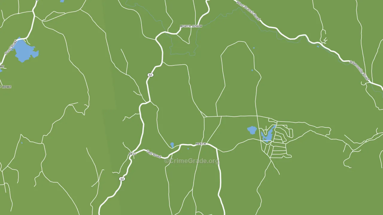 01346, MA Map of Vehicle Theft Rates