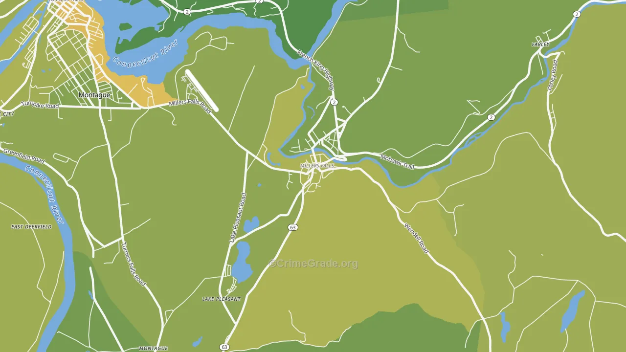 01349, MA Map of Vehicle Theft Rates
