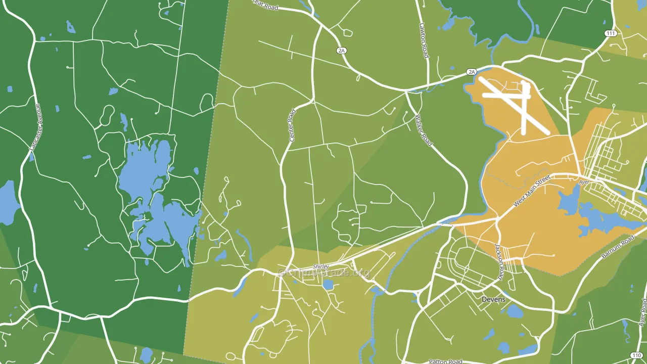 01464, MA Map of Vehicle Theft Rates