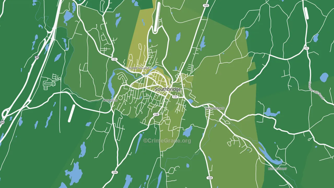 01550, MA Map of Vehicle Theft Rates