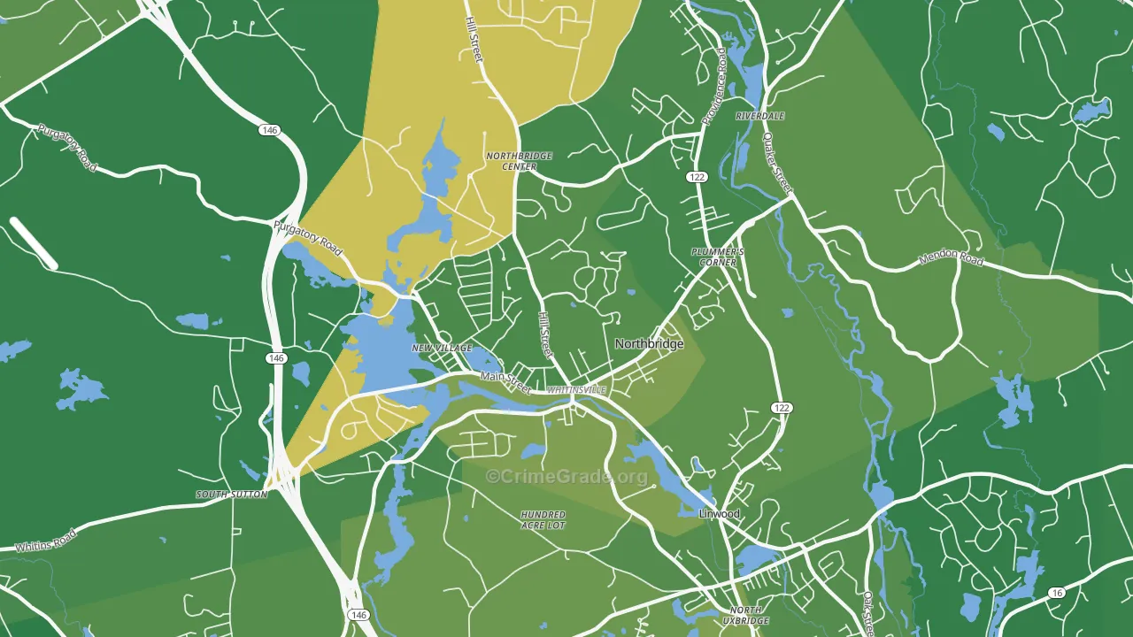 01588, MA Map of Vehicle Theft Rates