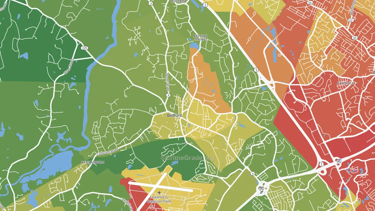 01730, MA Map of Vehicle Theft Rates