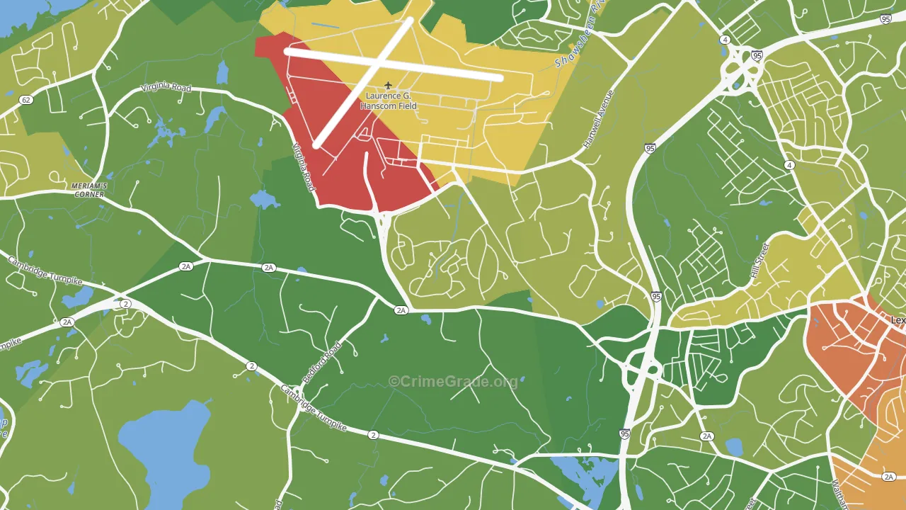 01731, MA Map of Vehicle Theft Rates