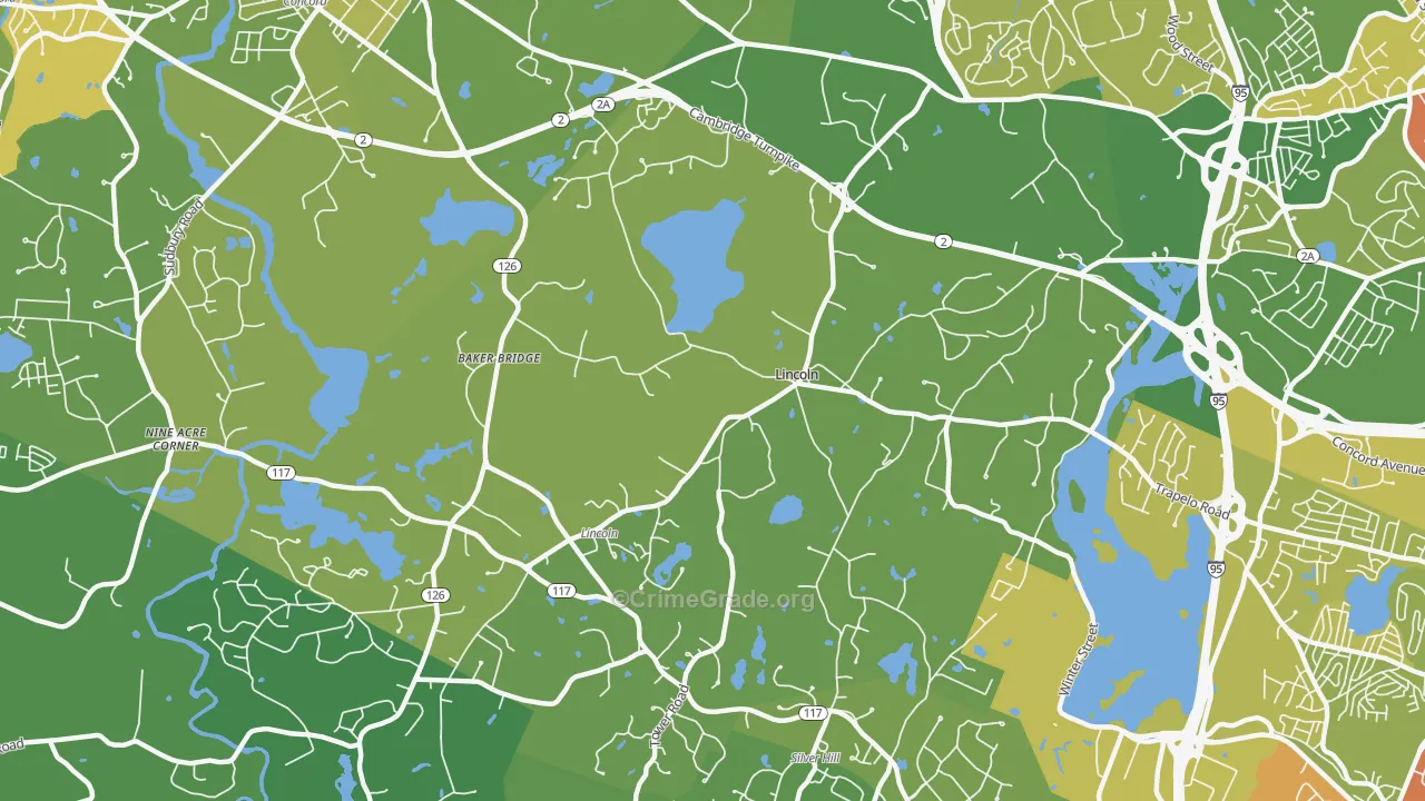 01773, MA Map of Vehicle Theft Rates