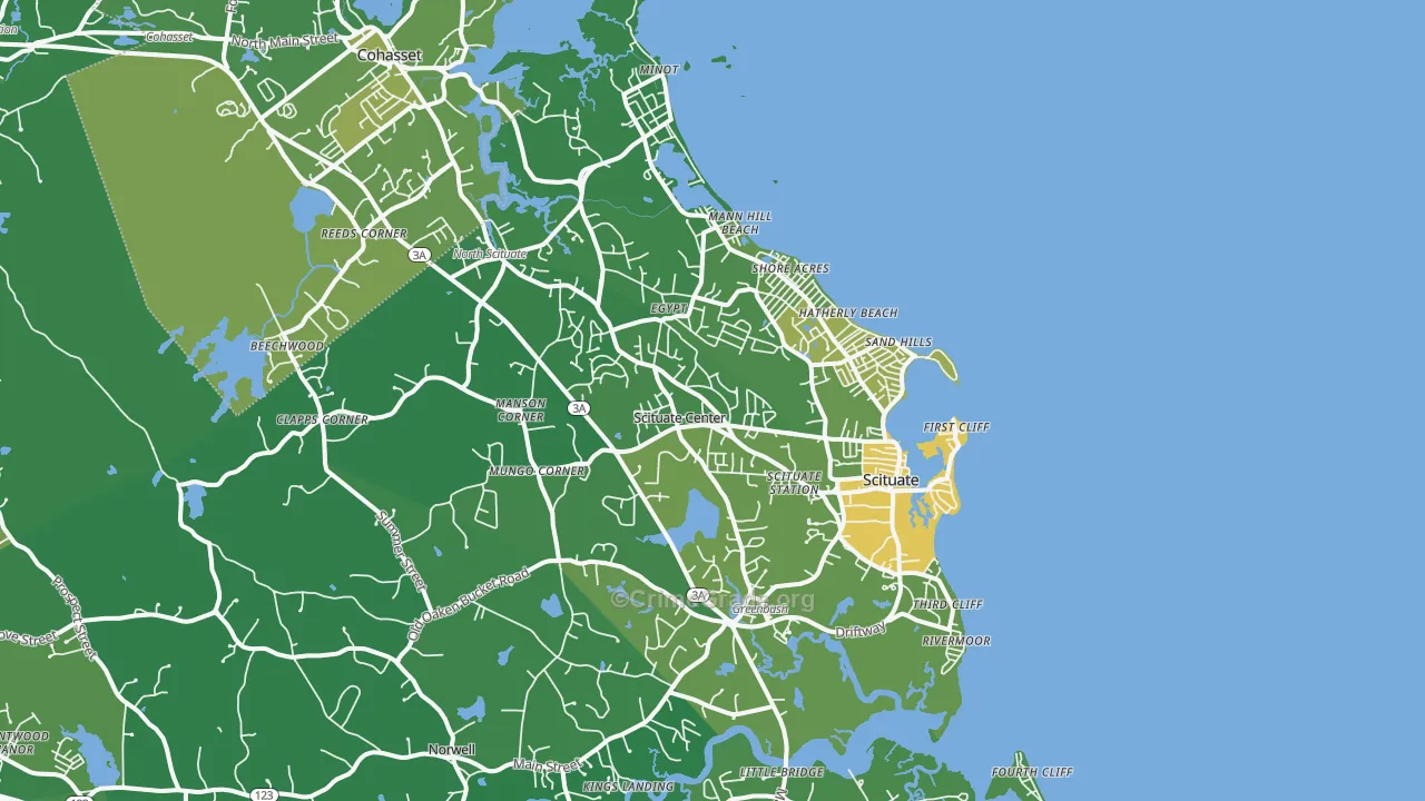 02066, MA Map of Vehicle Theft Rates