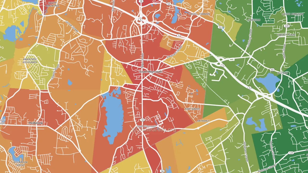 02190, MA Map of Vehicle Theft Rates