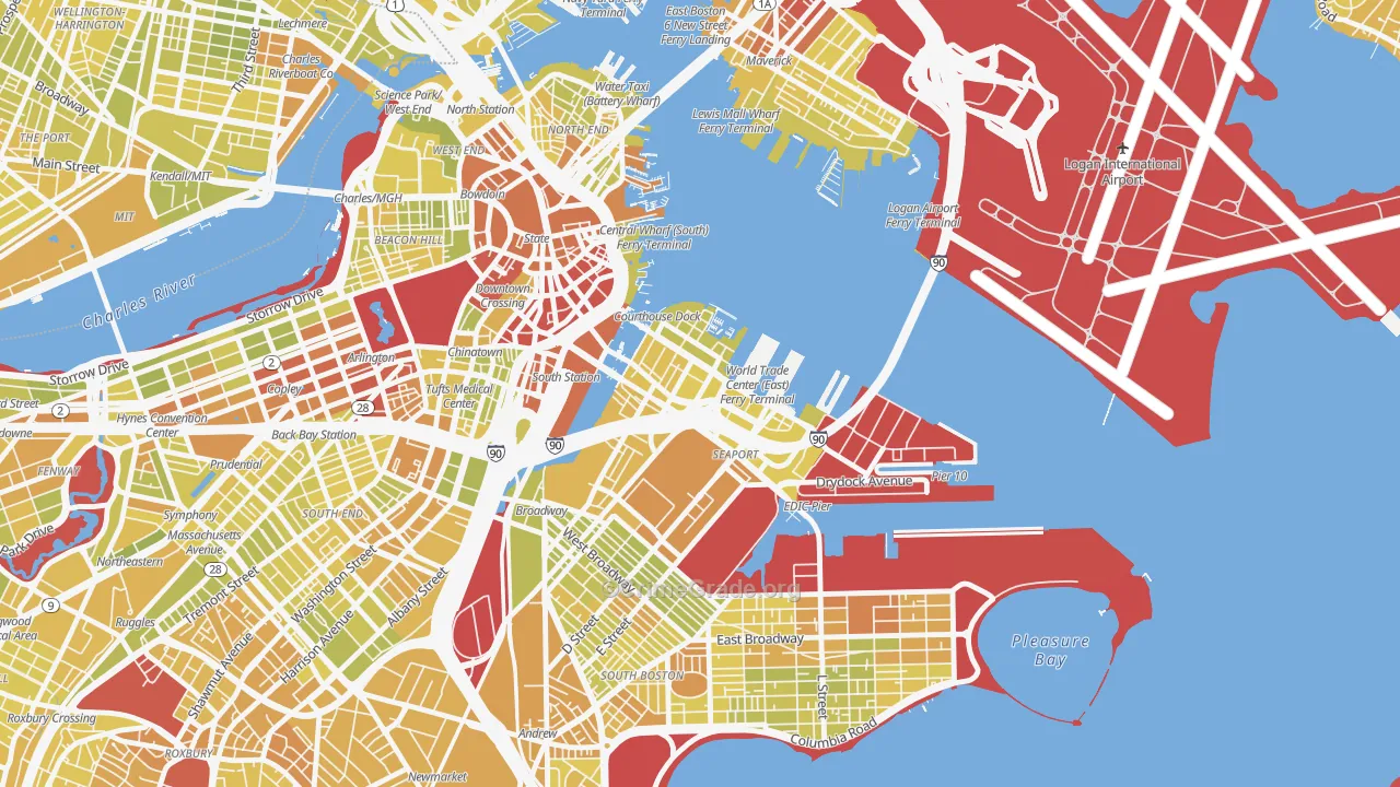 02210, MA Map of Vehicle Theft Rates