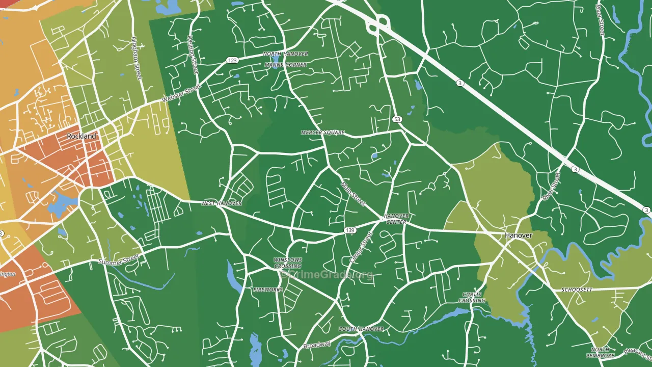02339, MA Map of Vehicle Theft Rates